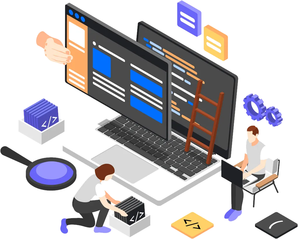 Web design illustration